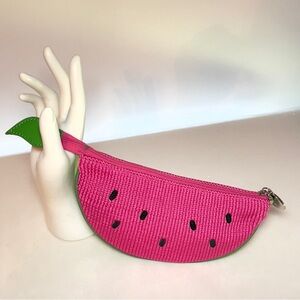 The Sak Limited Edition Zippered Top Watermelon Shaped Clutch/Pouch